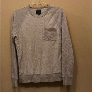 j crew grey sweatshirt